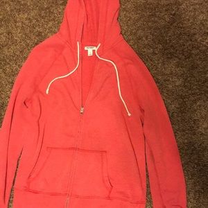 Pink old navy Zip-up hoodie